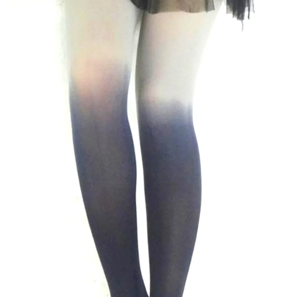 TIGHTS GREY OMBRE VELVETY OPAGE CANDY COLORED - Picture 1 of 4
